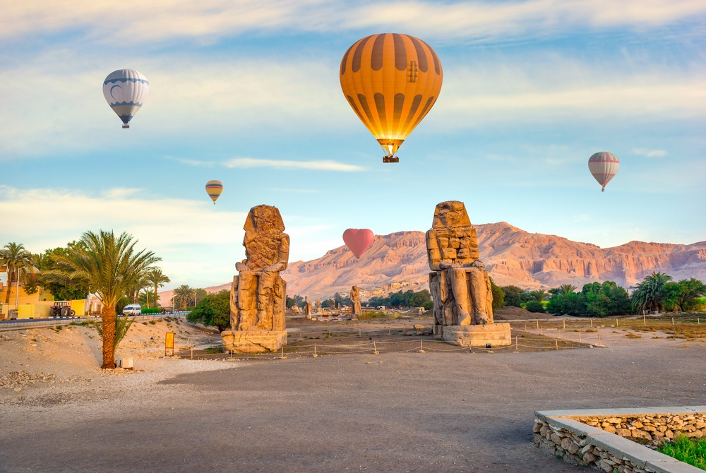 Stop At: Colossi of Memnon, Thebes,  (Duration: 30 minutes) 